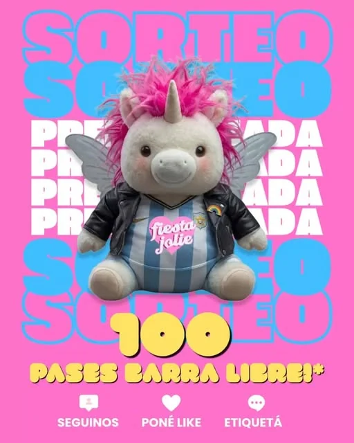 Fiesta JOLIE, miércoles en Palermo