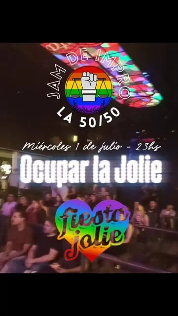 Fiesta JOLIE, miércoles en Palermo